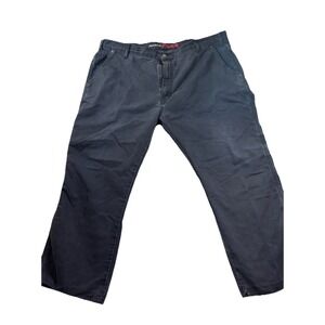 Dickies Pants Men's 42x25 Navy Blue Utility Carpenter Flex Distressed